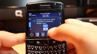 How to Uninstall or delete apps at Blackberry bold 9780