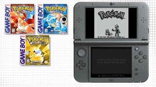 Классические игры про Pokémon-ов возвращаются на Virtual Console!