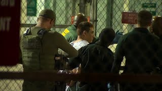 Moment Florida school shooting suspect taken to jail