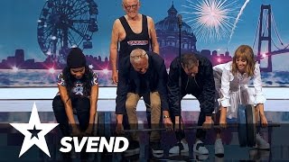 Kan 93-årige Svend løfte mere end dommerne? | Danmark Har Talent 2017 | Audition 2