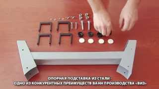 Установка опорной подставки на ванны DonnaVanna/Antika/Reimar