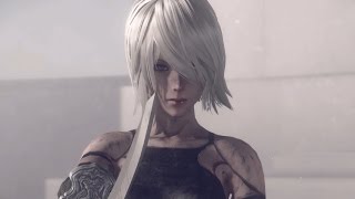 Nier Automata: A2 Boss Fight and True Ending (1080p 60fps)