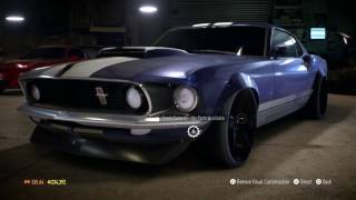 Need for Speed (2015) Ford Mustang 1969 Tuning (PS4, Xbox One)
