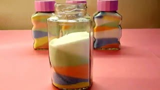 как покрасить соль мелками.how to paint salt with pieces of chalk.... делаем красоту