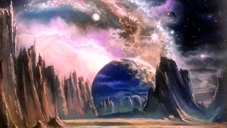 Картина маслом, рисуем вместе! Космос, пейзаж, фантастика.