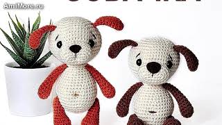Амигуруми: схема Собачка. Игрушки вязаные крючком - Free crochet patterns.
