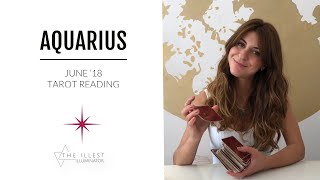AQUARIUS - 'Cutting out soulmates' June Tarot Reading (SHORT-CUT)