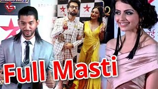 Ishqbaaz And Dil Boley Oberoi Actors Full on Masti at Star Parivaar Awards 2017