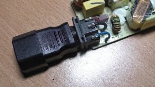 Распаковка и проверка. Переходник питания IEC-320-C14 to IEC-320-C5 (для зарядки ноутбуков)