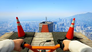 Insane First Person Stunt Races! (GTA 5 Funny Moments)