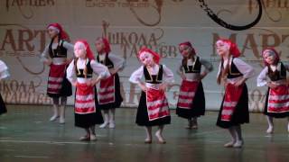 "Молдавский танец", народный танец 6-7 лет, педагог Елена Макарова
