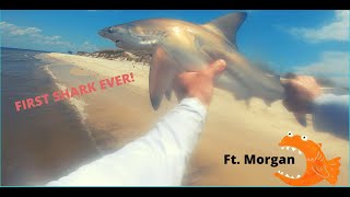 Sharking Fishing at Fort Morgan, Gulf Shores
