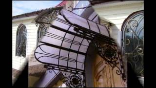 Красивые дверные козырьки
