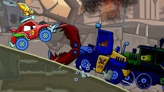 Мультик ИГРА для детей про МАШИНКИ - МАШИНА ест МАШИНУ [10] FineTV