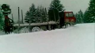 WOOD - Tatra 6x6 in snow - 90 cm. SLOVAKIA
