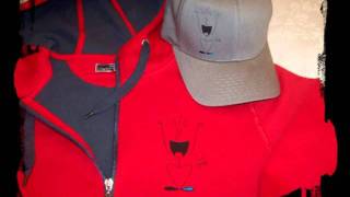 Rote Jacke mit Cap
