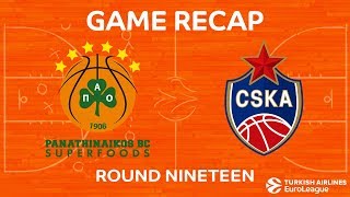 Highlights: Panathinaikos Superfoods Athens - CSKA Moscow