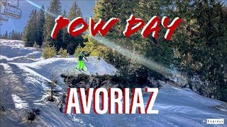 Pow day - Ski freeride - Avoriaz 2019