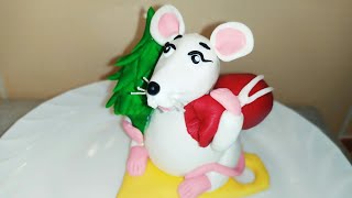 Лепим СИМВОЛ 2020 ГОДА. Как слепить Крысу ИЗ МАСТИКИ. Mastic rat