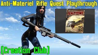 Fallout 4: Creation Club Anti-Materiel Rifle Quest Playthrough/Guide