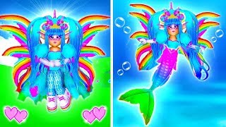 THE PRINCESS WHO SECRETLY A MERMAID ?‍♀️ Royale High School | Roblox Roleplay Story