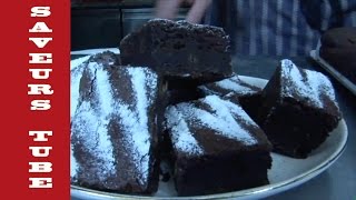 How to make Brownies with TV Chef Julien from Saveurs Dartmouth U.K,