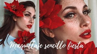 MAQUILLAJE FIESTA SENCILLO | NOCHEVIEJA