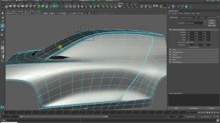 Curvature comb for Maya