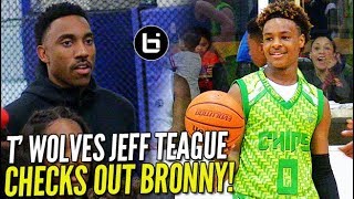 LeBron James Jr. Gives T’WOLVES Jeff Teague A GLIMPSE OF THE FUTURE! Blue Chips vs Amigos!