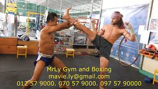 defend push kick in Kun Khmer and Bokator