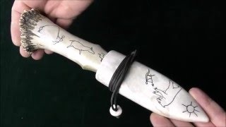 Нож "Homo Sapiens" (дамасская сталь)
