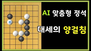[AI 맞춤형 정석] 9부 대세의 양걸침(화점)