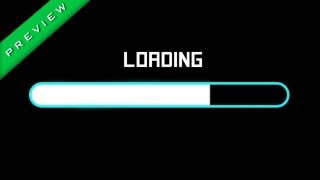 Loading Progress Bar Intro / Effect - Free Download (Sony Vegas Pro 11 / 12 Template + Video File)
