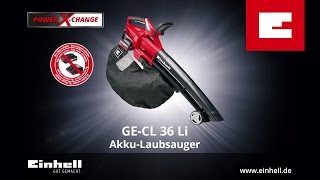 Einhell GE-CL 36 Li Akku-Laubsauger