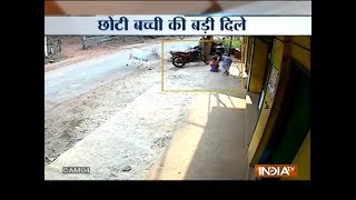 8-year-old girl saves her brother from charging cow in Karnataka