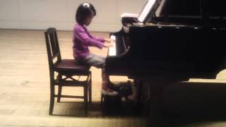 J.S.Bach Polonaise in G minor  BMV Anh.119  6years old