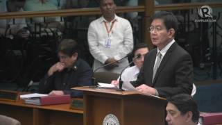 Lacson announces rejection of Yasay confirmation