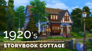 Sims 4  |  Decade Build Series  |  1920s Storybook Cottage