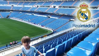 REAL MADRID Stadium  - Santiago Bernabeu Tour #1   Family Fun Trip