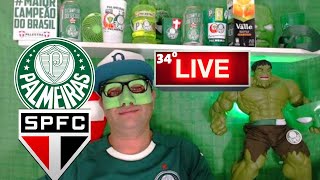 34ª Live do Máscara - Últimas notícias do Palmeiras - Pré jogo:Palmeiras x São Paulo- Novela Rony e+