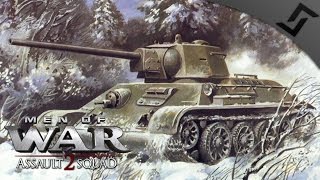 4v4 T-34-57s vs Tigers in 1942 - Robz Mod - Men of War: Assault Squad 2 Multiplayer Gameplay