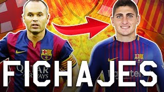 ¿INIESTA FUERA? EL NUEVO BARCELONA | VERRATTI, ven al BARÇA! | RUMORES DE FICHAJES