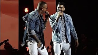 Léo Santana com Dilsinho na gravação do DVD no Rio de Janeiro | Unidas por Leorena
