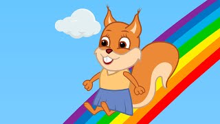 Famille d'Écureuil - Monter Un Arc En Ciel Animé 2021 en Français