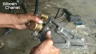 Seting cakram belakang Nissin Honda #Siboen tutor
