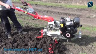 Мотоблок Kipor KDT 910L c фрезами для глубокой вспашки