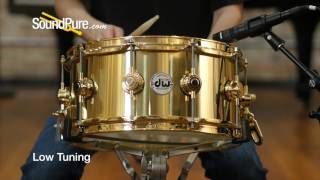 DW 6.5x14 Collectors Series Bell Brass Snare Drum Quick n' Dirty