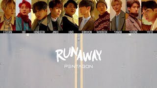 PENTAGON - RUNAWAY MV + Lyrics Color Coded HanRomEng