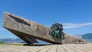 Новороссийск и Мысхако с высоты птичьего полёта