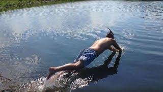 Самое опасное озеро. Кручу спиннер. Хакасия.